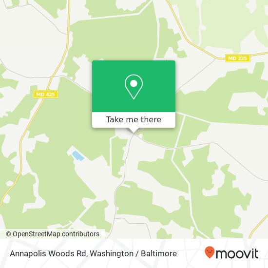 Mapa de Annapolis Woods Rd, La Plata, MD 20646