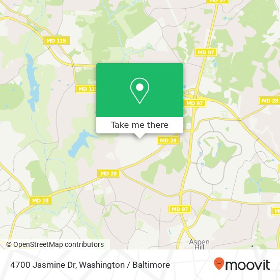 4700 Jasmine Dr, Rockville, MD 20853 map