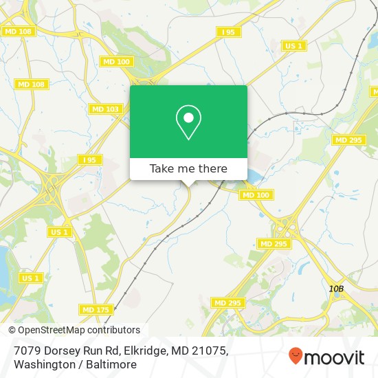 7079 Dorsey Run Rd, Elkridge, MD 21075 map