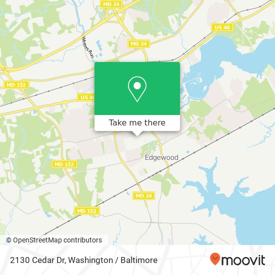 2130 Cedar Dr, Edgewood, MD 21040 map