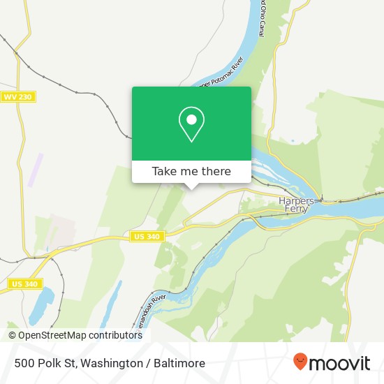 500 Polk St, Harpers Ferry, WV 25425 map