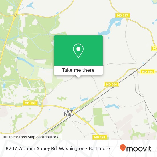 8207 Woburn Abbey Rd, Glenn Dale, MD 20769 map