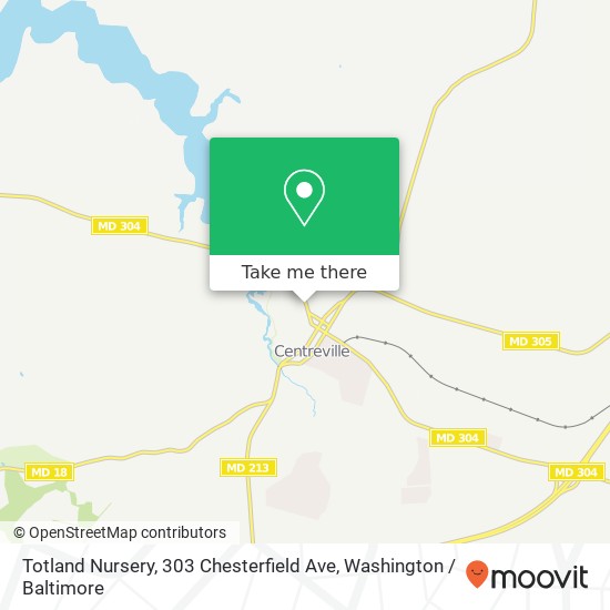 Mapa de Totland Nursery, 303 Chesterfield Ave