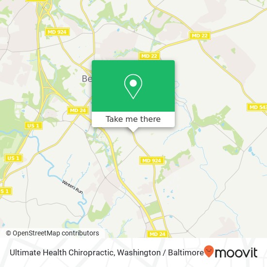 Ultimate Health Chiropractic, 1035 Emmorton Rd map