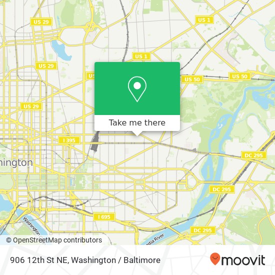 906 12th St NE, Washington, DC 20002 map