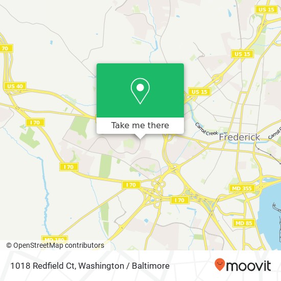 1018 Redfield Ct, Frederick, MD 21703 map