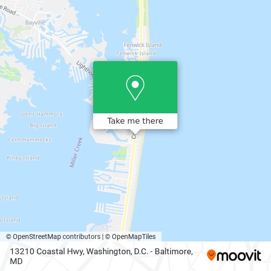 13210 Coastal Hwy map