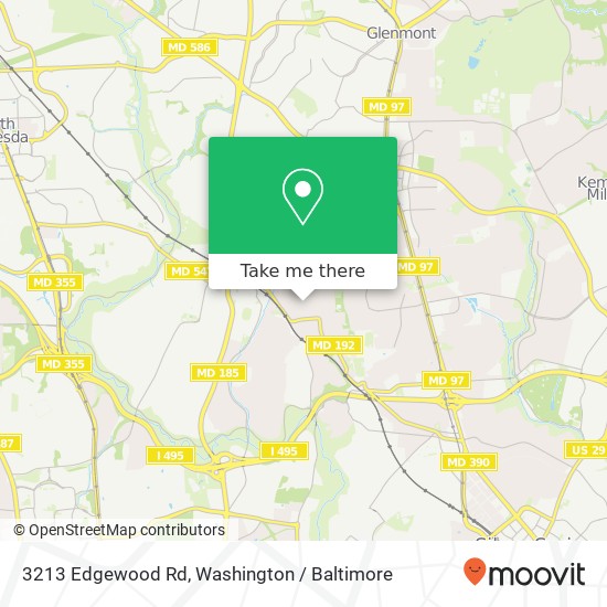 3213 Edgewood Rd, Kensington, MD 20895 map