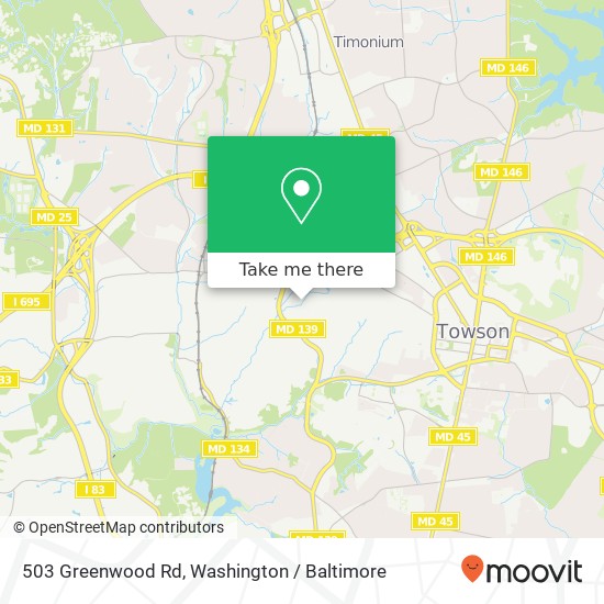 503 Greenwood Rd, Towson, MD 21204 map