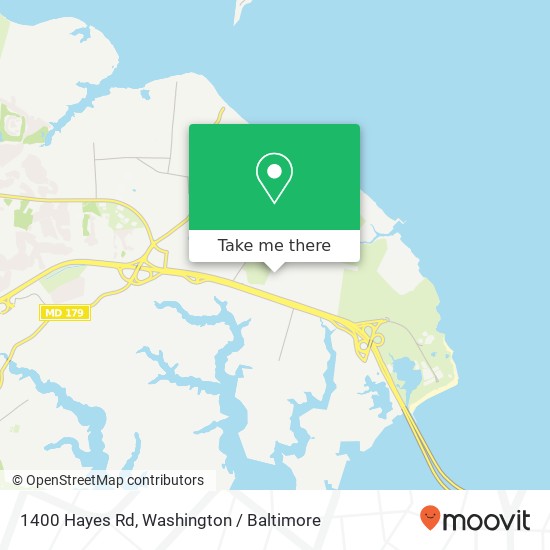 1400 Hayes Rd, Annapolis, MD 21409 map
