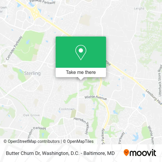 Butter Churn Dr map