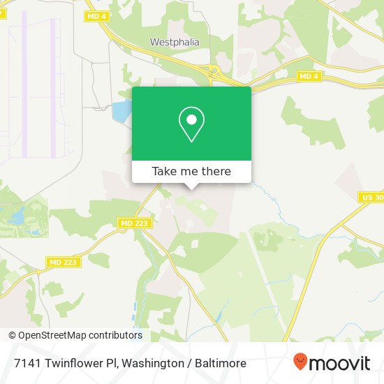 7141 Twinflower Pl, Upper Marlboro, MD 20772 map