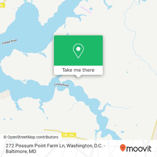 272 Possum Point Farm Ln, Centreville, MD 21617 map