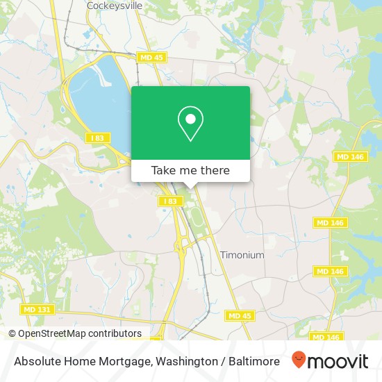 Absolute Home Mortgage, 2300 York Rd map