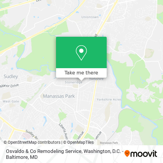 Osvaldo & Co Remodeling Service map