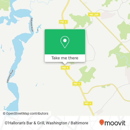 O'Halloran's Bar & Grill, 10363 Southern Maryland Blvd map