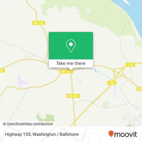 Mapa de Highway 155, Havre de Grace, MD 21078