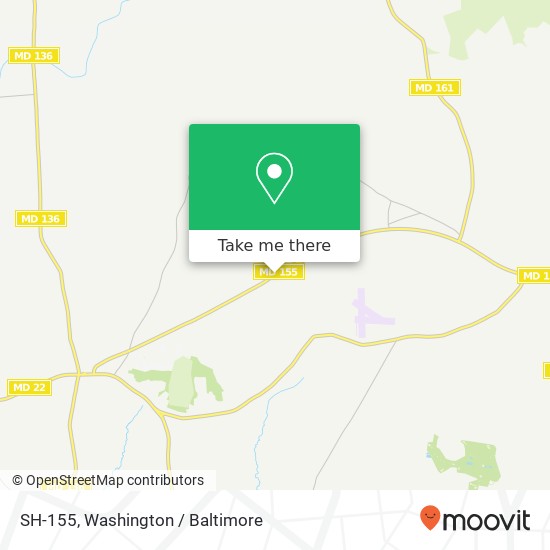 Mapa de SH-155, Churchville, MD 21028