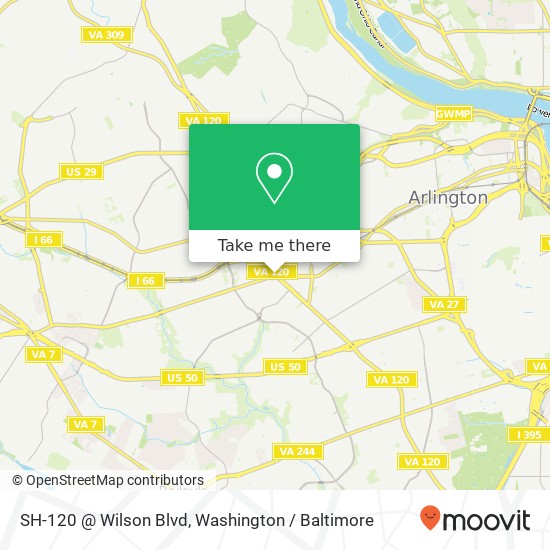 SH-120 @ Wilson Blvd, Arlington, VA 22203 map