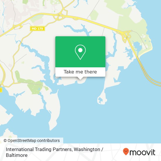 Mapa de International Trading Partners, 1413 Sharps Point Rd