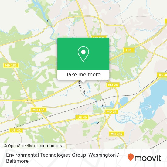 Mapa de Environmental Technologies Group, 2202 Lakeside Blvd