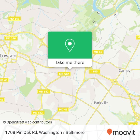 1708 Pin Oak Rd, Parkville, MD 21234 map