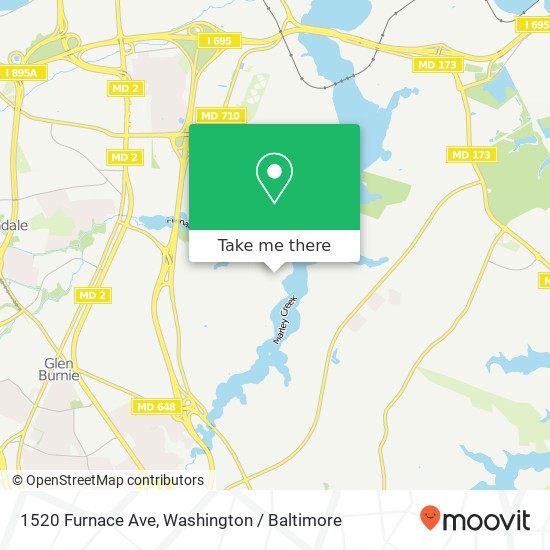 1520 Furnace Ave, Glen Burnie, MD 21060 map