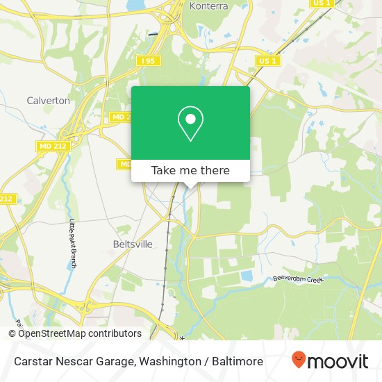 Mapa de Carstar Nescar Garage, 11408 Old Baltimore Pike