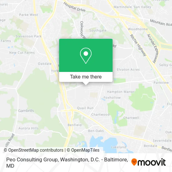 Peo Consulting Group, 509 Red Bluff Ct map