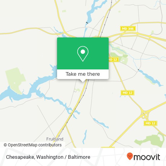 Chesapeake, Salisbury, MD 21801 map