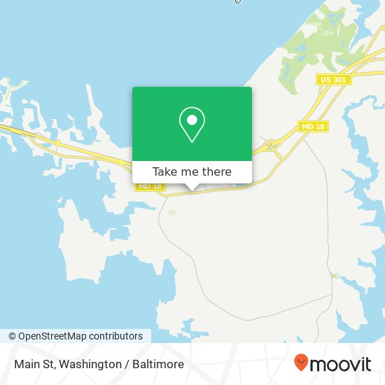 Mapa de Main St, Grasonville, MD 21638