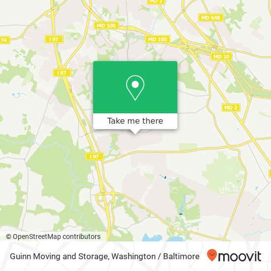 Mapa de Guinn Moving and Storage, 494 Procopio Cir