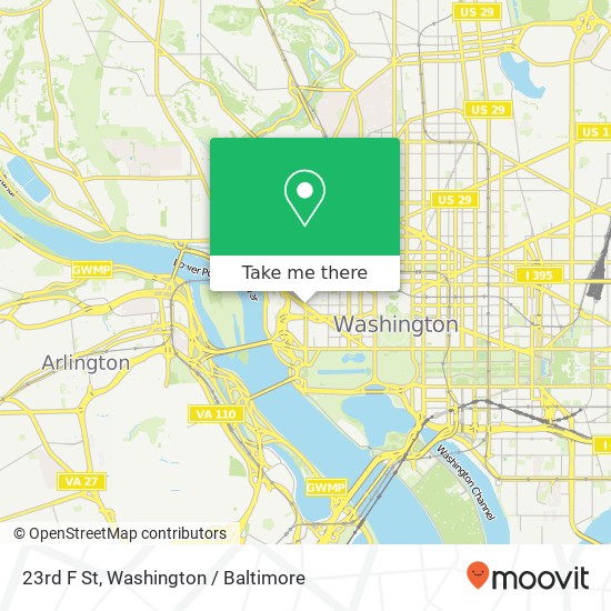 23rd F St, Washington, DC 20052 map