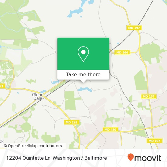 12204 Quintette Ln, Bowie, MD 20720 map