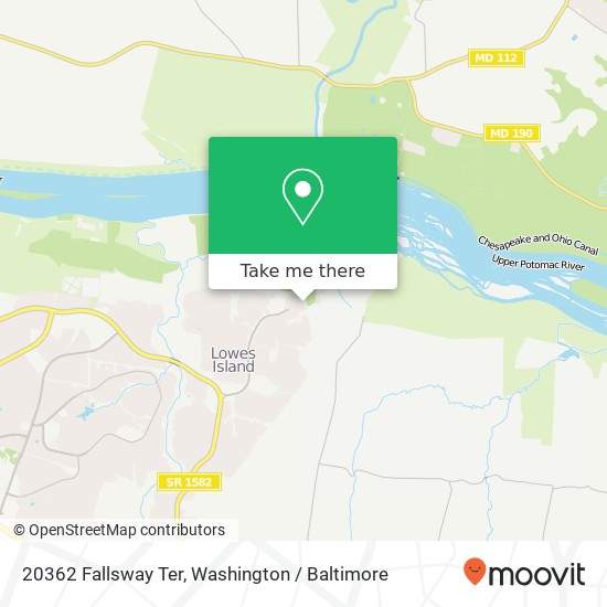 Mapa de 20362 Fallsway Ter, Sterling, VA 20165