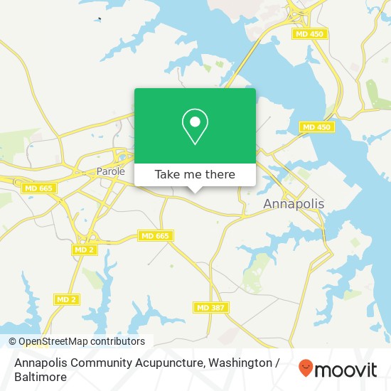 Annapolis Community Acupuncture, 17 N Southwood Ave map