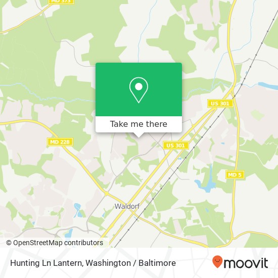 Hunting Ln Lantern, Waldorf, MD 20601 map