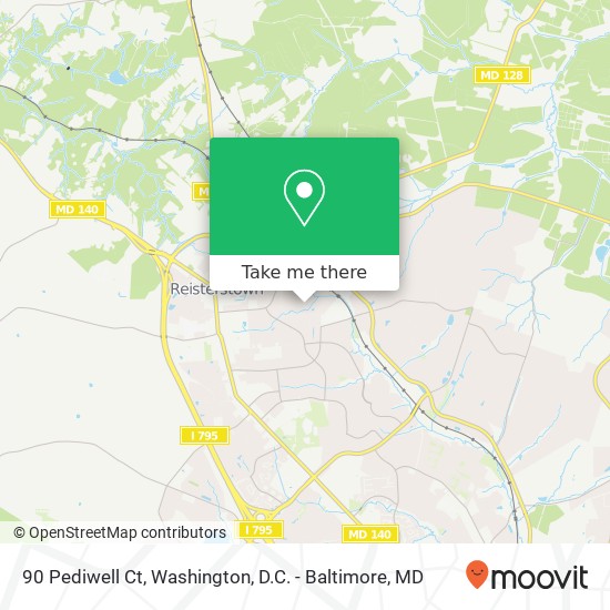 90 Pediwell Ct, Reisterstown, MD 21136 map
