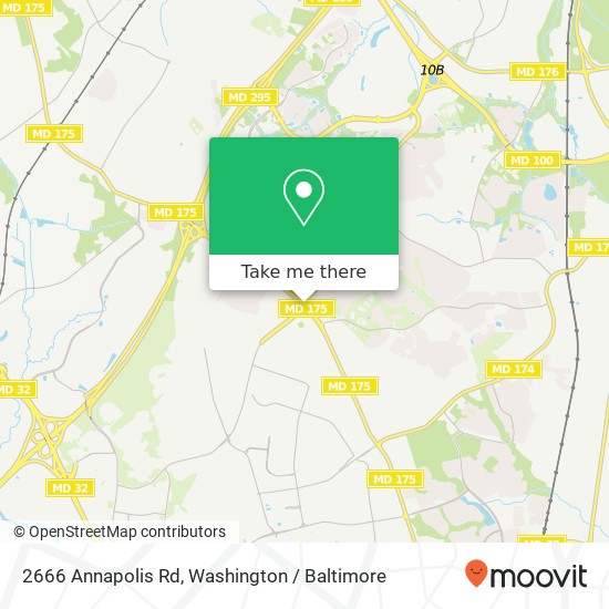 2666 Annapolis Rd, Severn, MD 21144 map