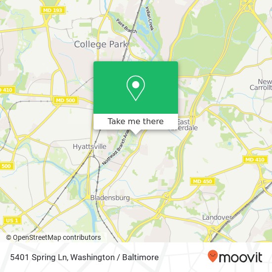 5401 Spring Ln, Riverdale, MD 20737 map