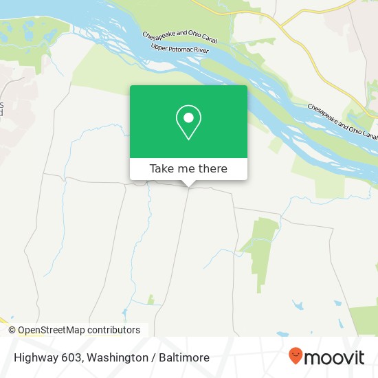Mapa de Highway 603, Great Falls, VA 22066