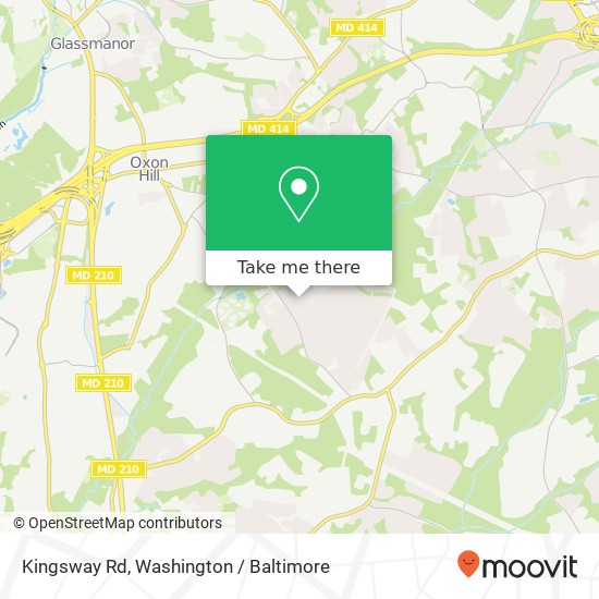 Kingsway Rd, Fort Washington, MD 20744 map