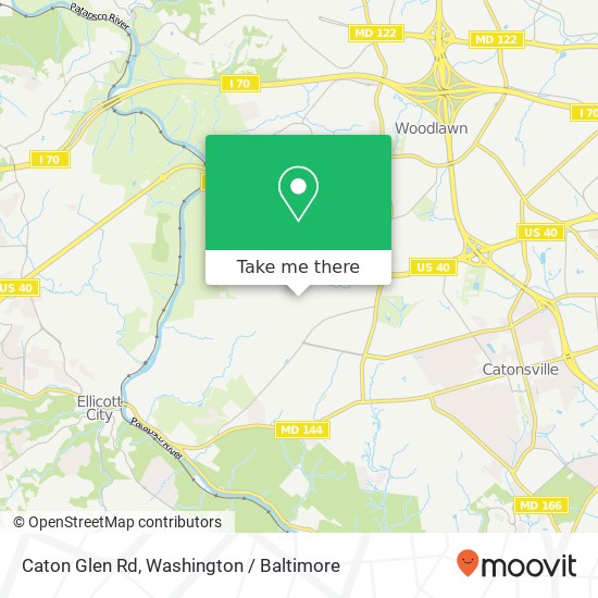 Caton Glen Rd, Catonsville, MD 21228 map