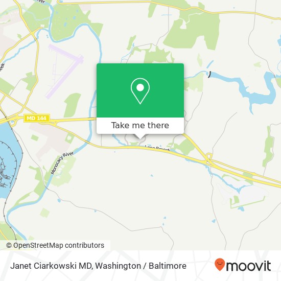 Mapa de Janet Ciarkowski MD, 9093 Ridgefield Dr