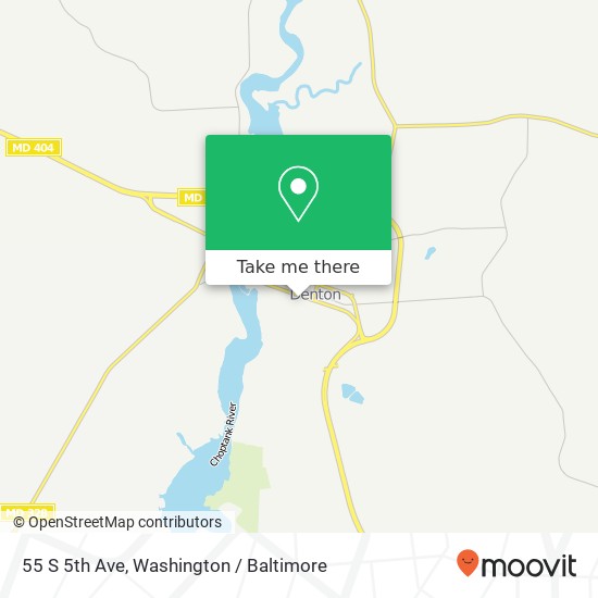 55 S 5th Ave, Denton, MD 21629 map
