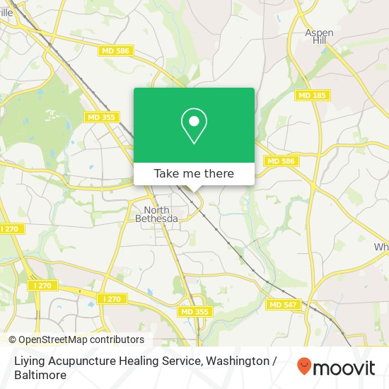 Mapa de Liying Acupuncture Healing Service, 11820 Parklawn Dr
