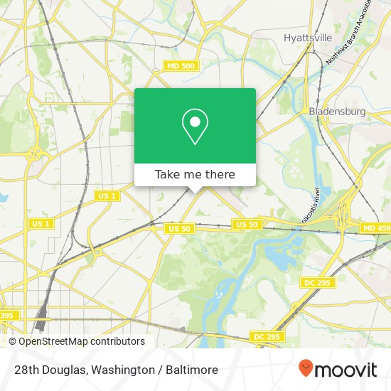 28th Douglas, Washington, DC 20018 map