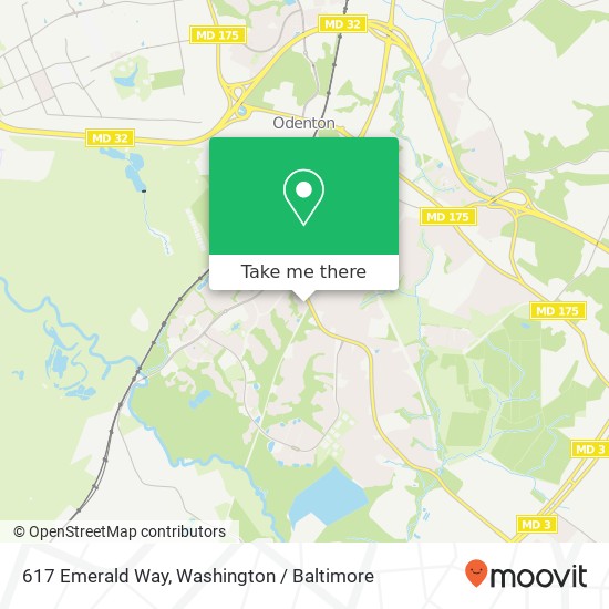 617 Emerald Way, Odenton, MD 21113 map