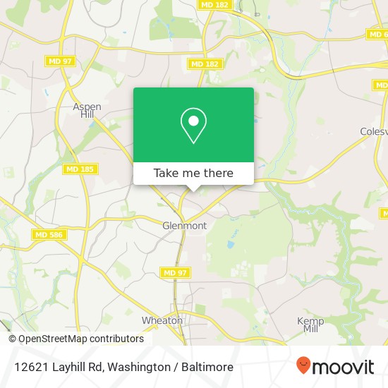 12621 Layhill Rd, Silver Spring, MD 20906 map