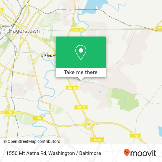1550 Mt Aetna Rd, Hagerstown, MD 21742 map